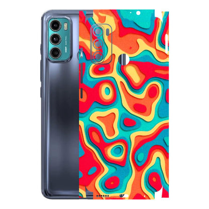 Motorola Phone Skins (All Models) - Abstract Swirl - 3D Embossed Finish (L-150) Motorola Moto G40