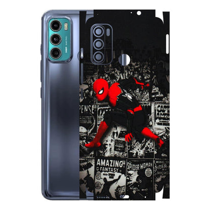 Motorola Phone Skins (All Models) - SpiderMan New - 3D Embossed Finish (L-162) Motorola Moto G40