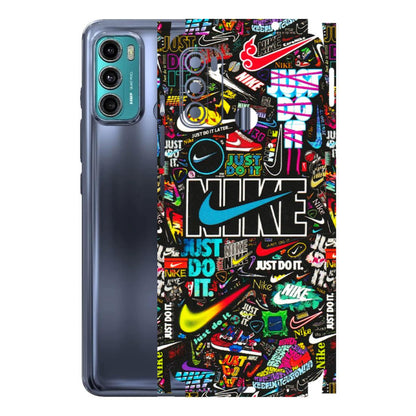 Motorola Phone Skins (All Models) - Just Do It Doodles - 3D Embossed Finish (L-166) Motorola Moto G40
