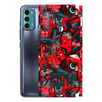 Motorola Phone Skins (All Models) - SpiderMan Cool - 3D Embossed Finish (L-188) Motorola Moto G40