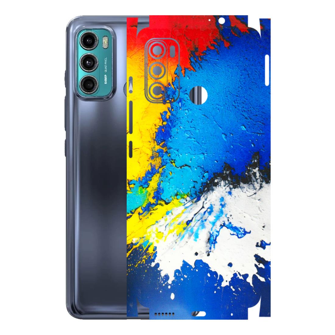 Motorola Phone Skins (All Models) - Acrylic Paint Spill - 3D Embossed Finish (L-229) Motorola Moto G40