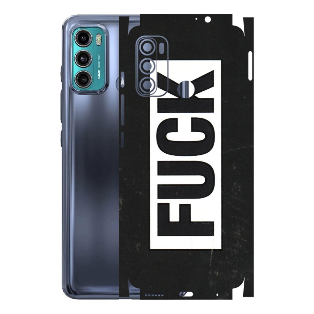 Motorola Phone Skins (All Models) - The F Word - 3D Embossed Finish (L-255) Motorola Moto G40