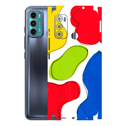 Motorola Phone Skins (All Models) - RGB Colour Paint - 3D Embossed Finish (L-284) Motorola Moto G40
