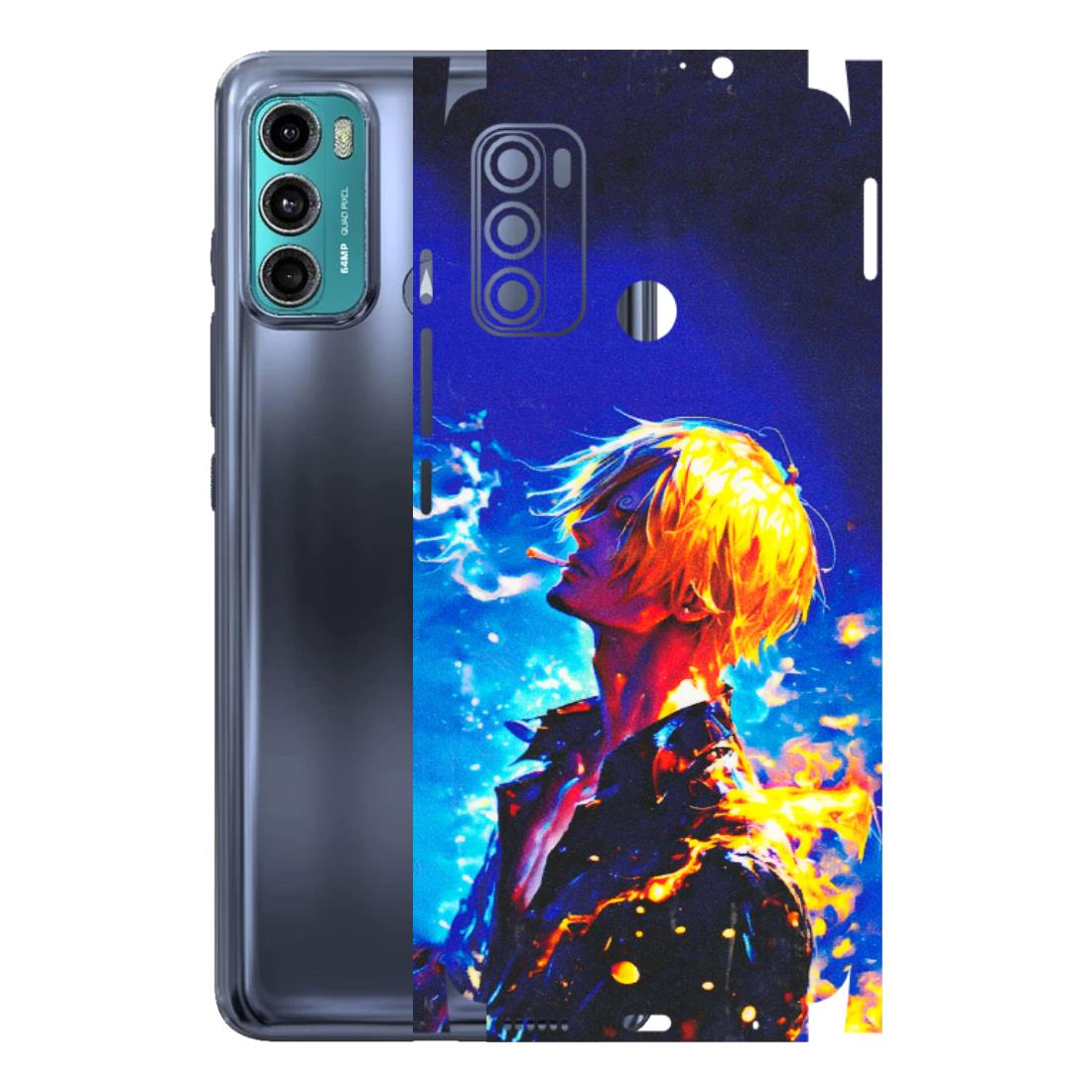 Motorola Phone Skins (All Models) - Sanji Vinsmoke One Piece - 3D Embossed Finish (L-319) Motorola Moto G40