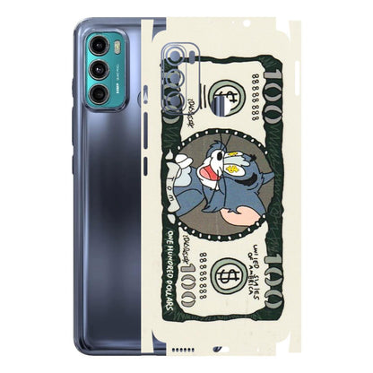 Motorola Phone Skins (All Models) - Tom Hundred Dollar - 3D Embossed Finish (L-324) Motorola Moto G40