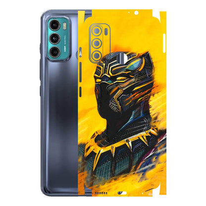 Motorola Phone Skins (All Models) - Yellow Panther - 3D Embossed Finish (L-54) Motorola Moto G40