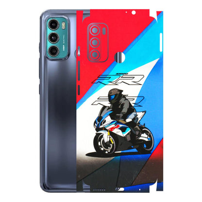 Motorola Phone Skins (All Models) - Bikers Love - 3D Embossed Finish (L-58) Motorola Moto G40