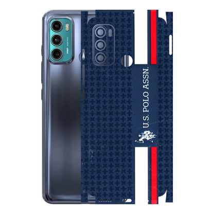 Motorola Phone Skins (All Models) - US POLO Designer Brand - 3D Embossed Finish (L-65) Motorola Moto G40