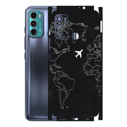 Motorola Phone Skins (All Models) - Never Ending Travel - 3D Embossed Finish (L-79) Motorola Moto G40