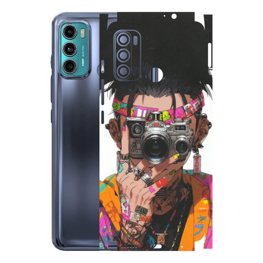 Motorola Phone Skins (All Models) - Camera Lover Girl - Matte Finish (M-09) Motorola Moto G40