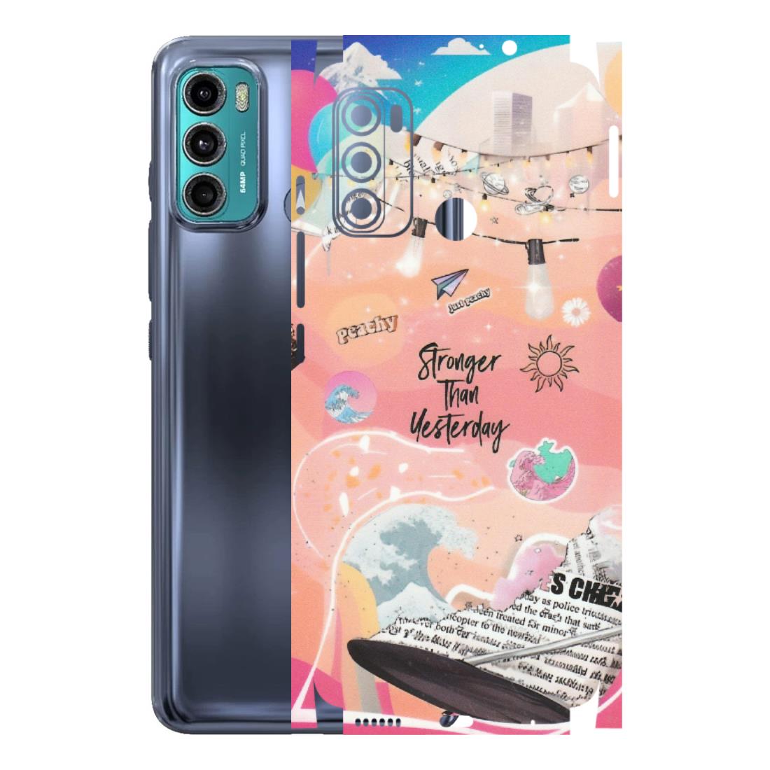 Motorola Phone Skins (All Models) - Stronger Then Yesterday - Matte Finish (M-128) Motorola Moto G40