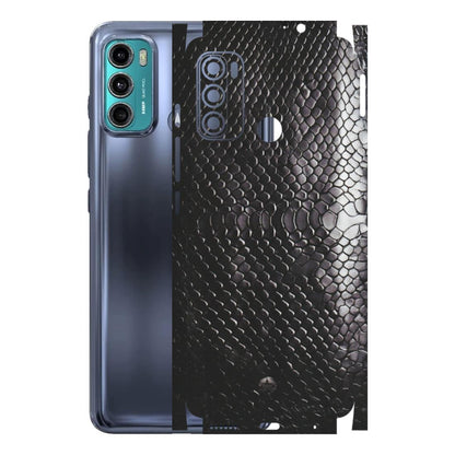 Motorola Phone Skins (All Models) - Black Snack Leather - Matte Finish (M-147) Motorola Moto G40