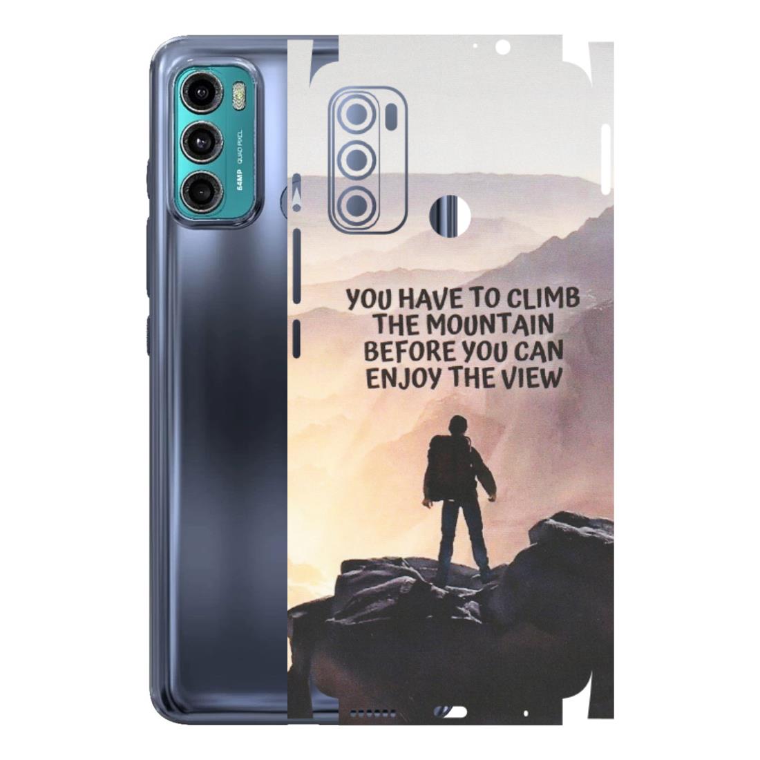 Motorola Phone Skins (All Models) - Motivational Hiking Mountain - Matte Finish (M-28) Motorola Moto G40