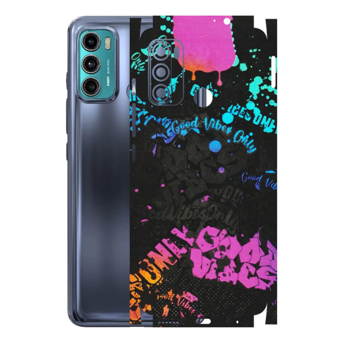 Motorola Phone Skins (All Models) - Majestic Black Vibes - Matte Finish (M-62) Motorola Moto G40