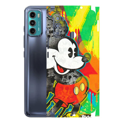 Motorola Phone Skins (All Models) - Multiple Mickey With Colourful Texture - Matte Finish (M-84) Motorola Moto G40