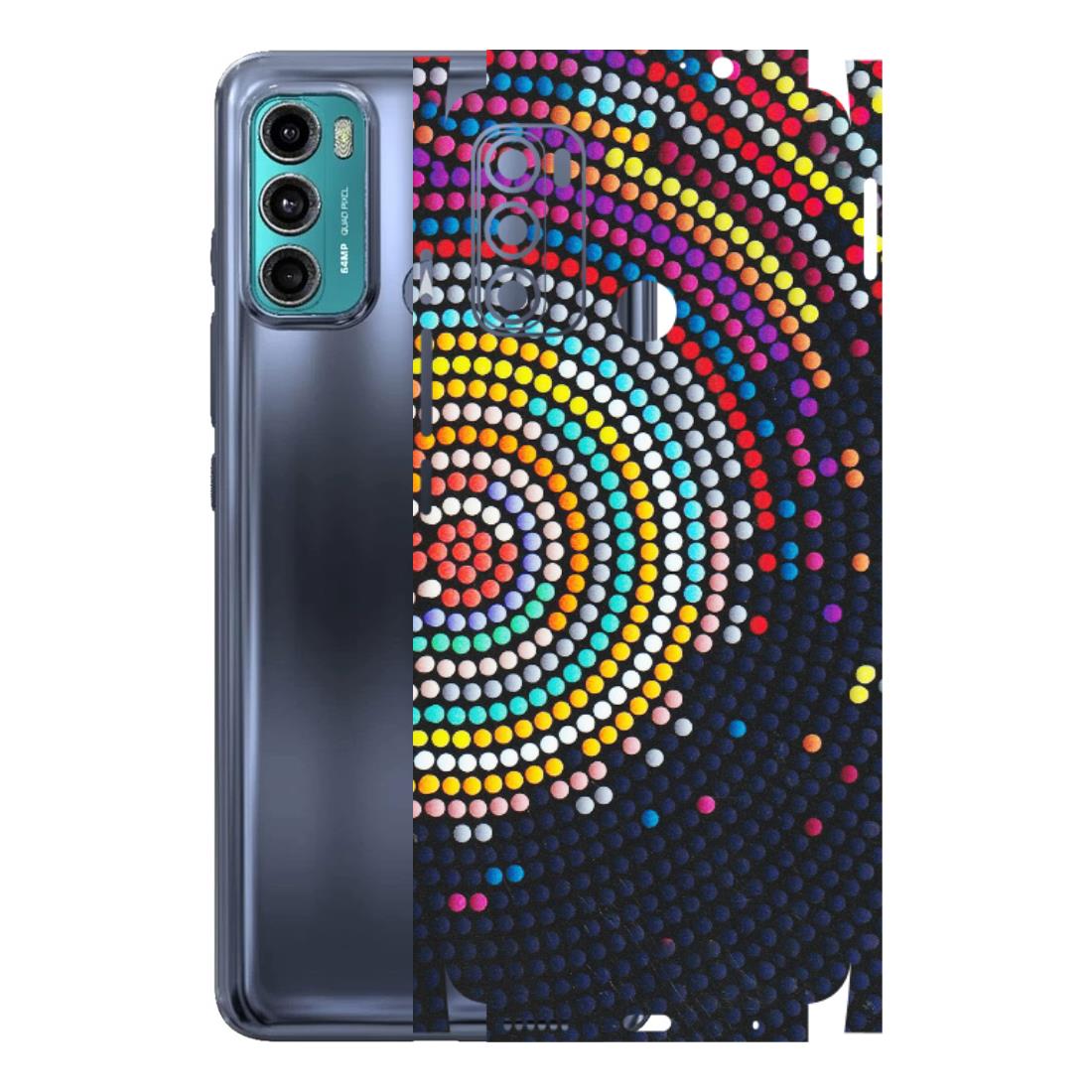 Motorola Phone Skins (All Models) - Rainbow Dot Mandala - Matte Finish (M-97) Motorola Moto G40