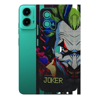 Motorola Phone Skins (All Models) - Joker Dot Matrix - 3D Embossed Finish (L-08) Motorola Moto G45 (5G)