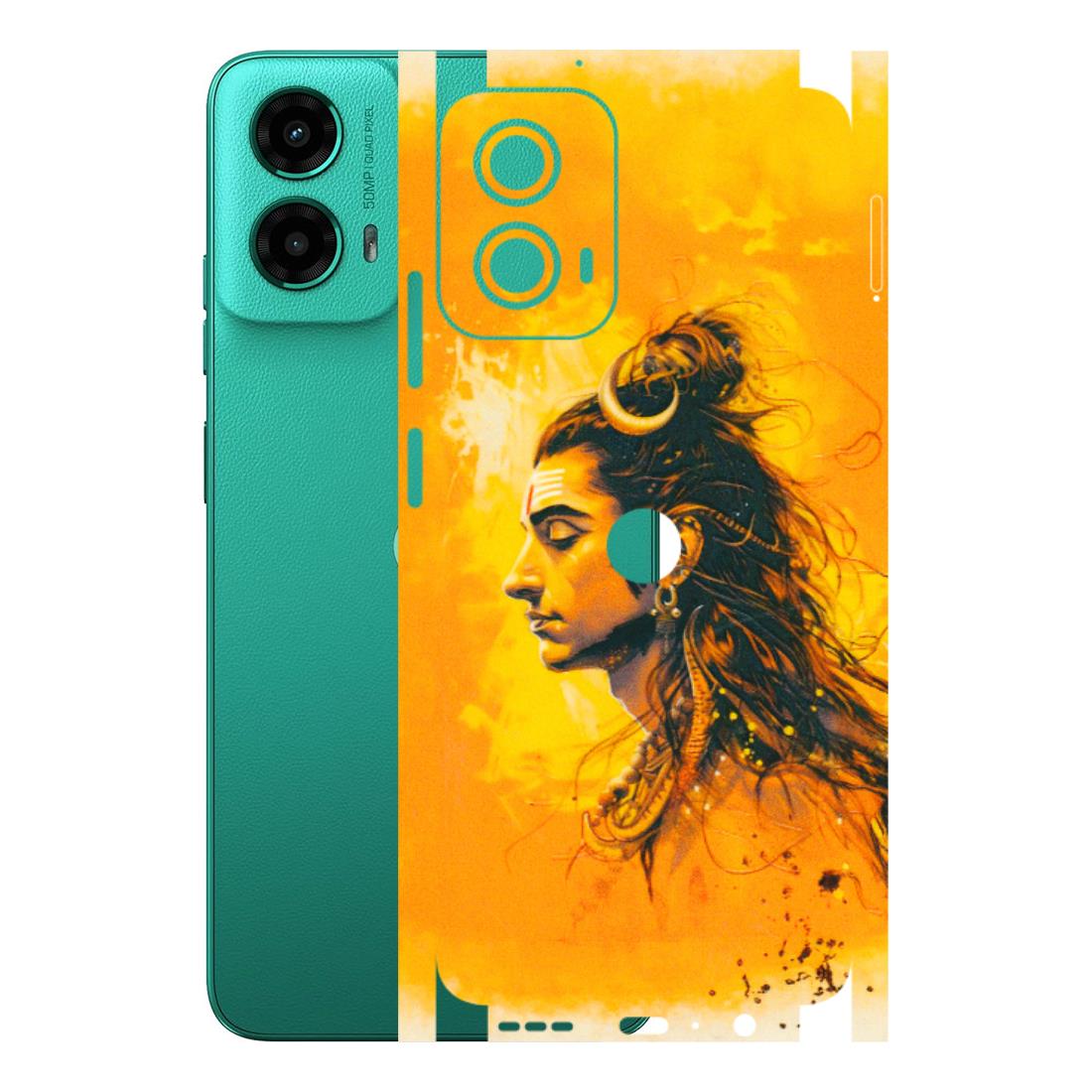 Motorola Phone Skins (All Models) - Shiv Shakti - 3D Embossed Finish (L-14) Motorola Moto G45 (5G)