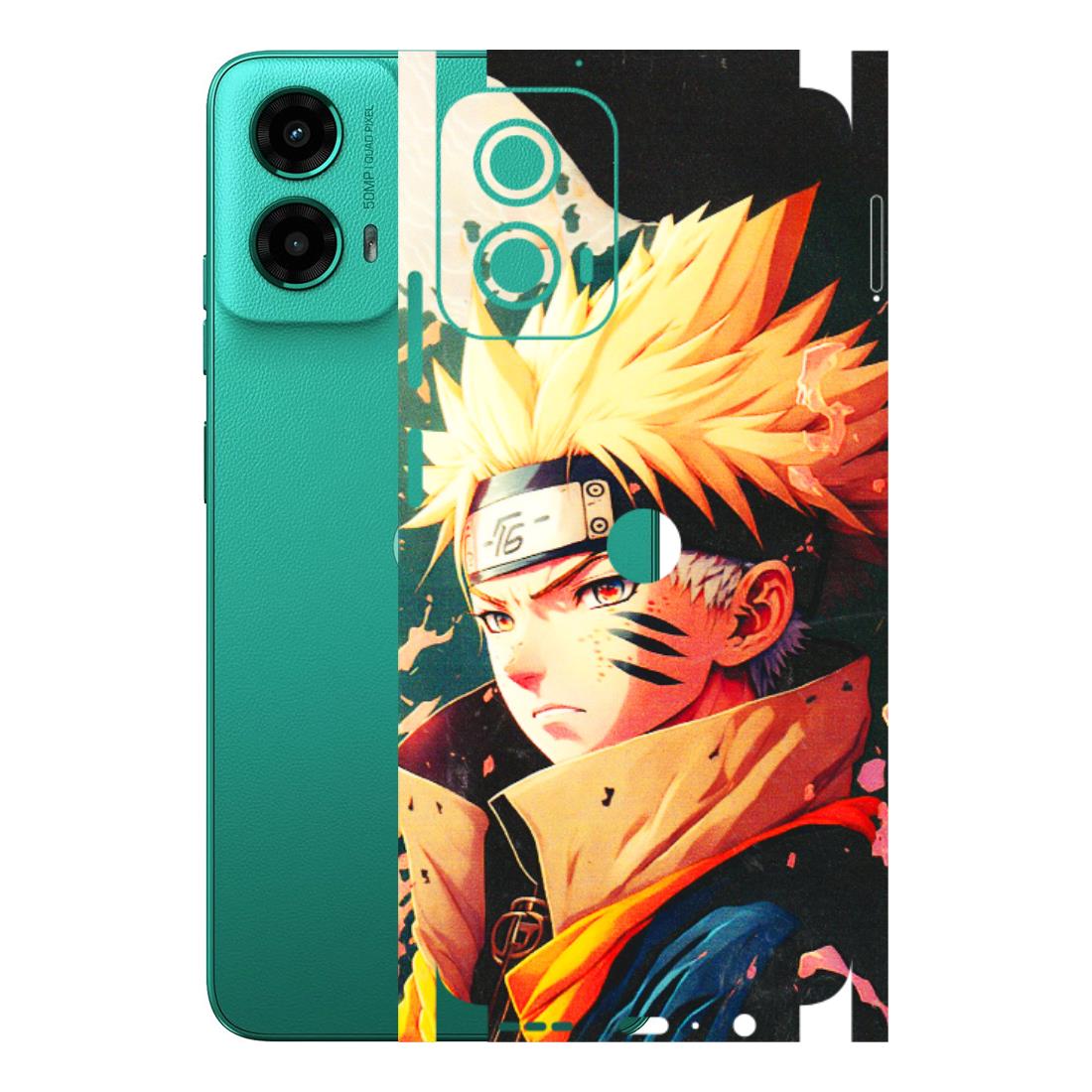 Motorola Phone Skins (All Models) - New Naruto - 3D Embossed Finish (L-148) Motorola Moto G45 (5G)