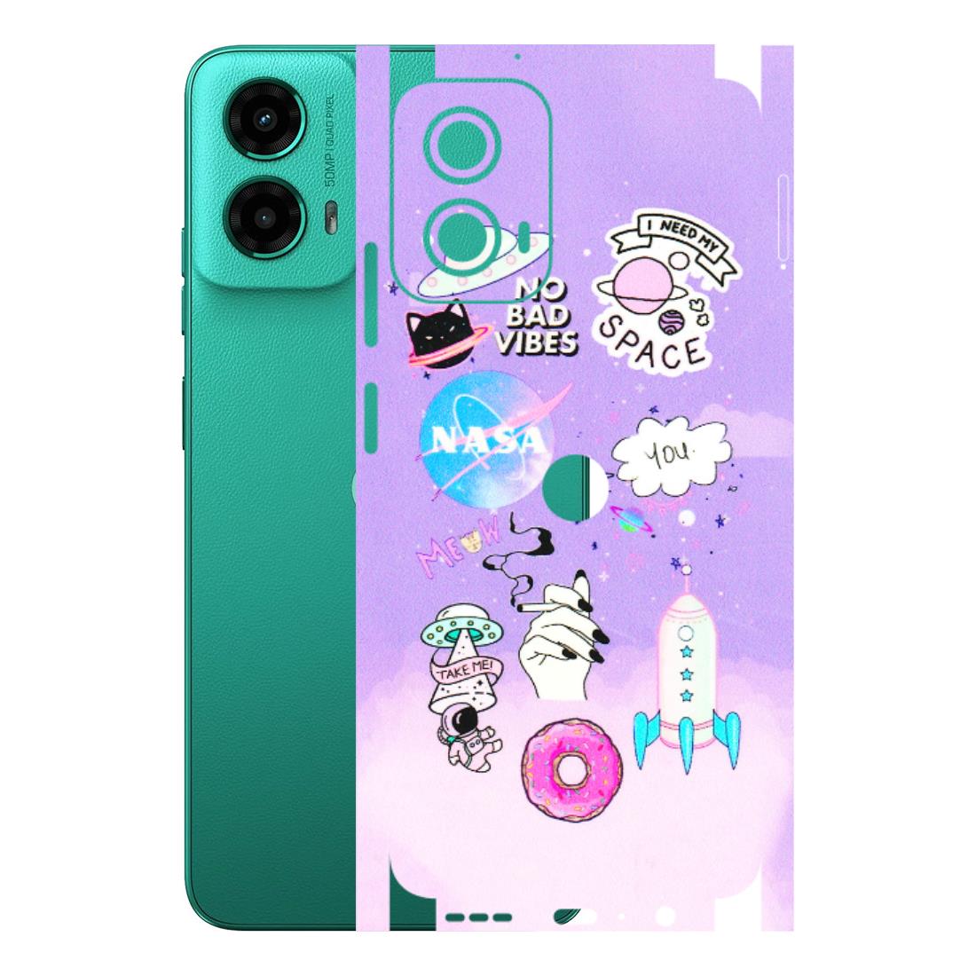Motorola Phone Skins (All Models) - I Need My Nasa Skin - 3D Embossed Finish (L-149) Motorola Moto G45 (5G)
