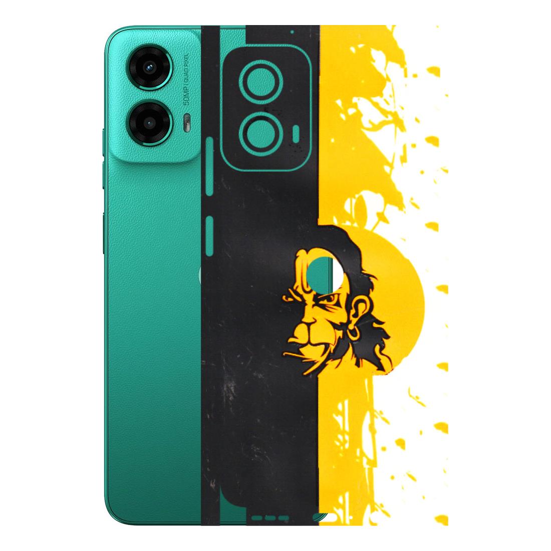Motorola Phone Skins (All Models) - Bajrangbali - 3D Embossed Finish (L-151) Motorola Moto G45 (5G)