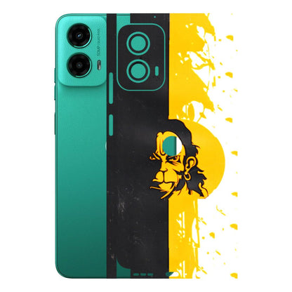 Motorola Phone Skins (All Models) - Bajrangbali - 3D Embossed Finish (L-151) Motorola Moto G45 (5G)