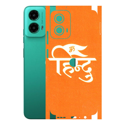 Motorola Phone Skins (All Models) - Hindu Kesari - 3D Embossed Finish (L-154) Motorola Moto G45 (5G)