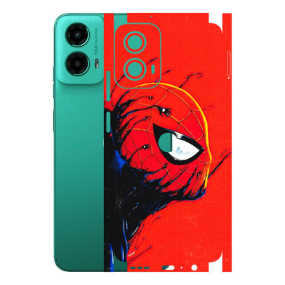 Motorola Phone Skins (All Models) - Spiderman Face Venom - 3D Embossed Finish (L-165) Motorola Moto G45 (5G)