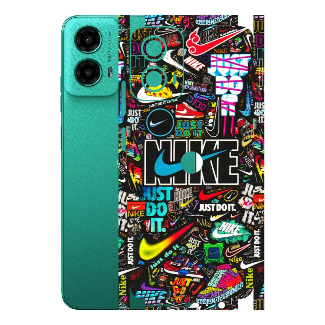 Motorola Phone Skins (All Models) - Just Do It Doodles - 3D Embossed Finish (L-166) Motorola Moto G45 (5G)
