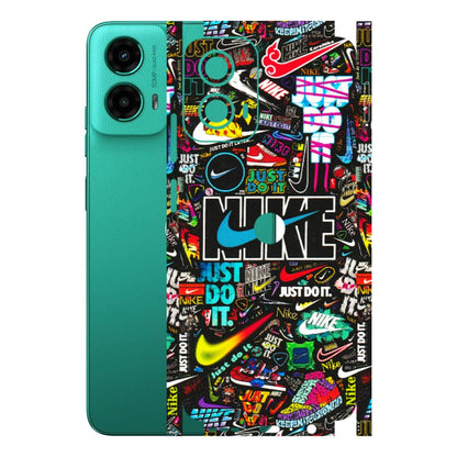 Motorola Phone Skins (All Models) - Just Do It Doodles - 3D Embossed Finish (L-166) Motorola Moto G45 (5G)
