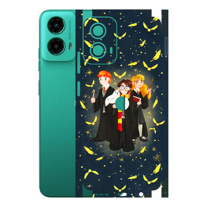 Motorola Phone Skins (All Models) - Harry Potter - 3D Embossed Finish (L-183) Motorola Moto G45 (5G)