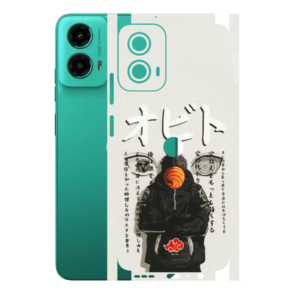 Motorola Phone Skins (All Models) - Obito Anime Eye - 3D Embossed Finish (L-19) Motorola Moto G45 (5G)