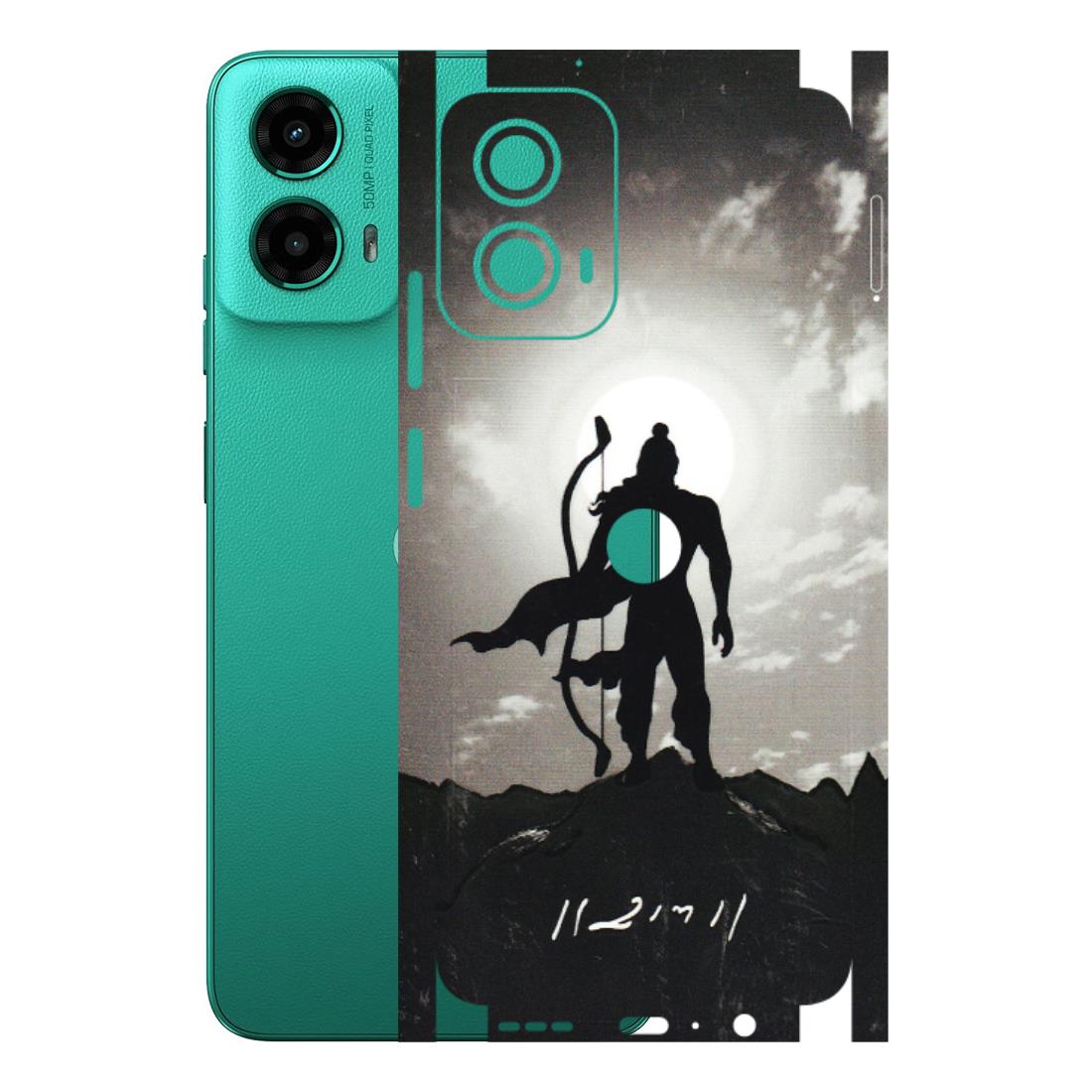 Motorola Phone Skins (All Models) - Jai Siya Ram - 3D Embossed Finish (L-200) Motorola Moto G45 (5G)
