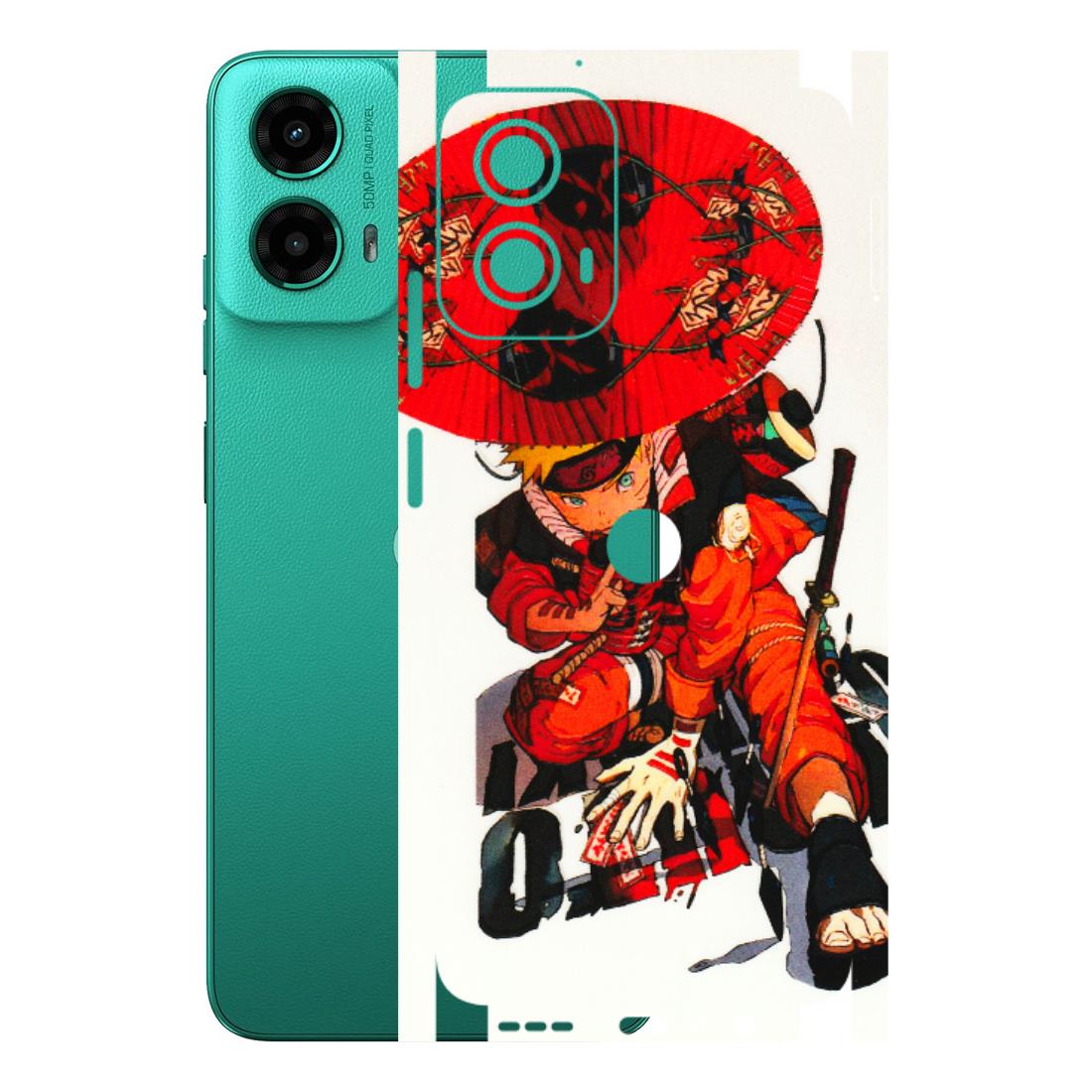 Motorola Phone Skins (All Models) - Naruto - 3D Embossed Finish (L-208) Motorola Moto G45 (5G)