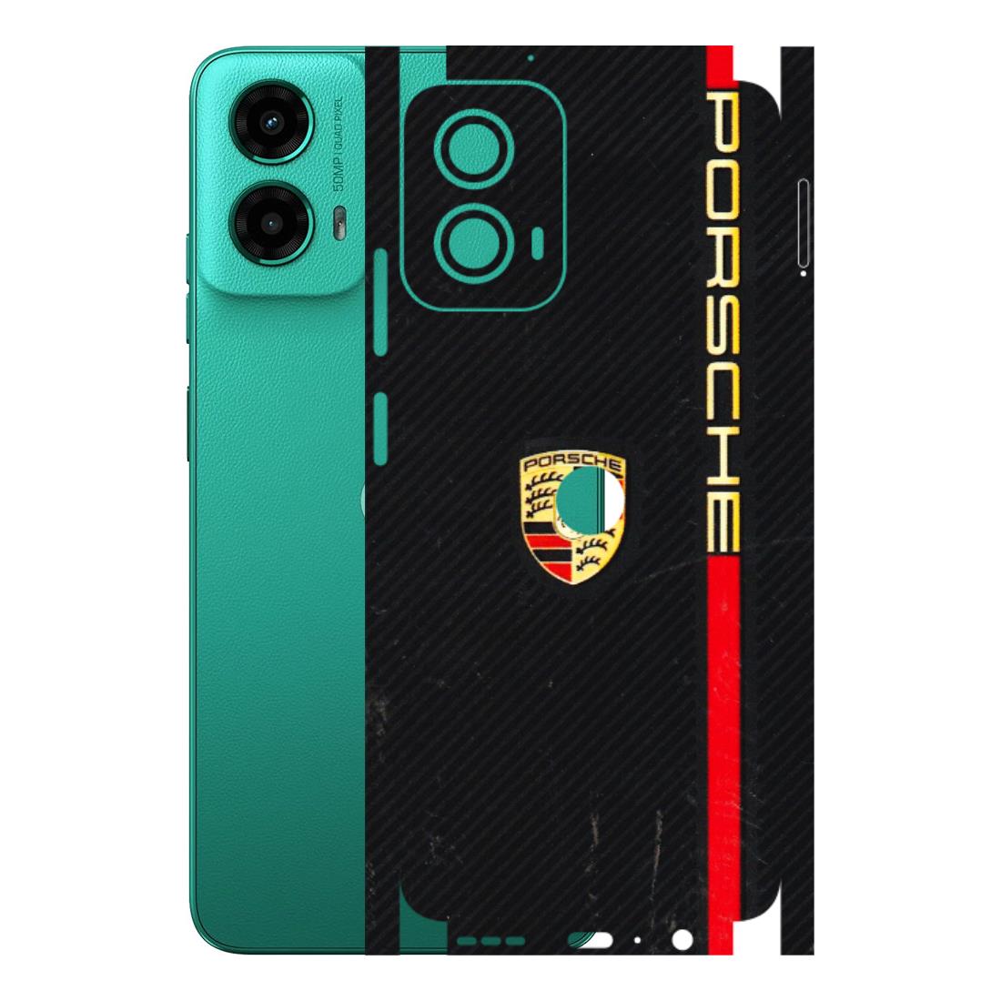 Motorola Phone Skins (All Models) - Premium Porsche - 3D Embossed Finish (L-225) Motorola Moto G45 (5G)