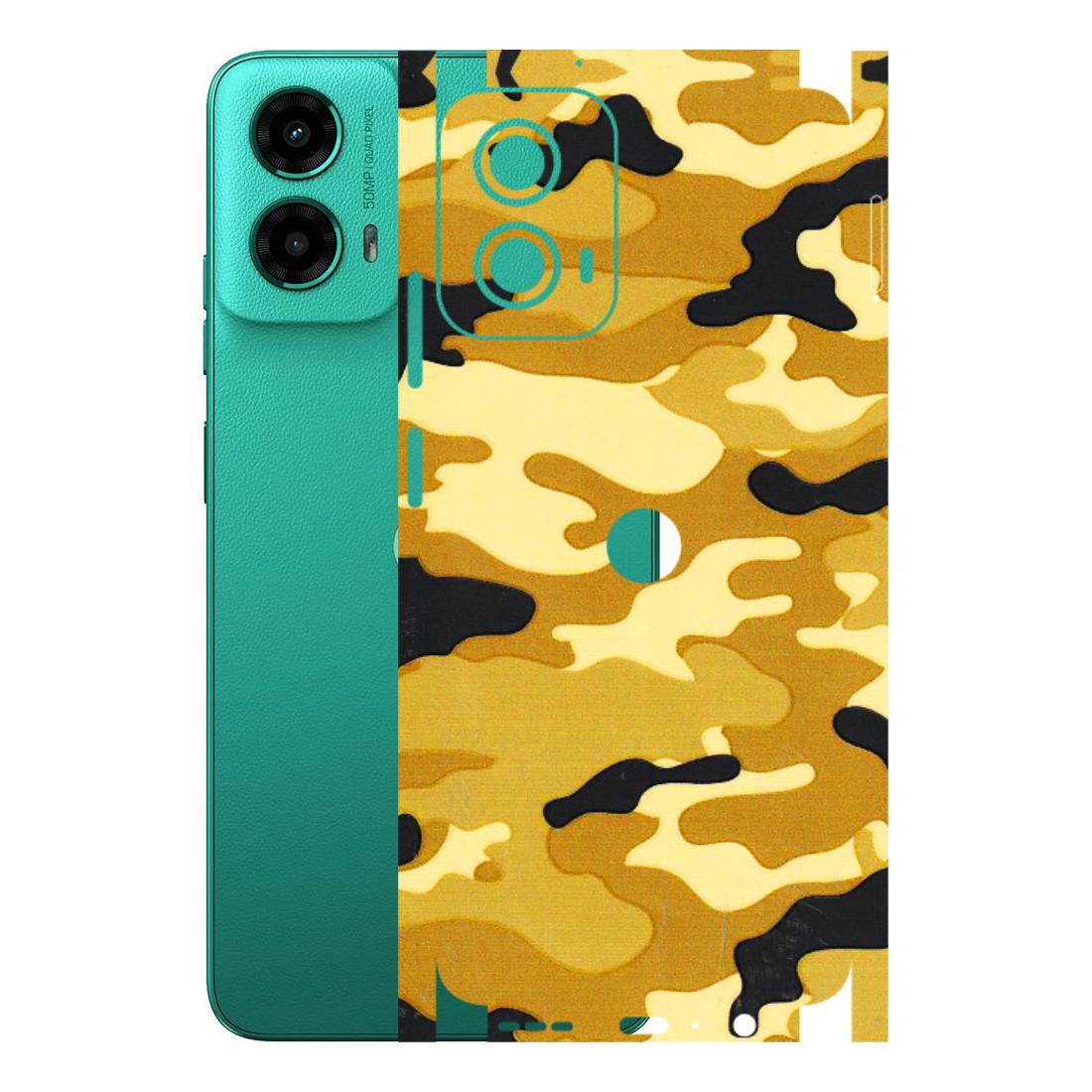 Motorola Phone Skins (All Models) - Indian Camo - 3D Embossed Finish (L-228) Motorola Moto G45 (5G)