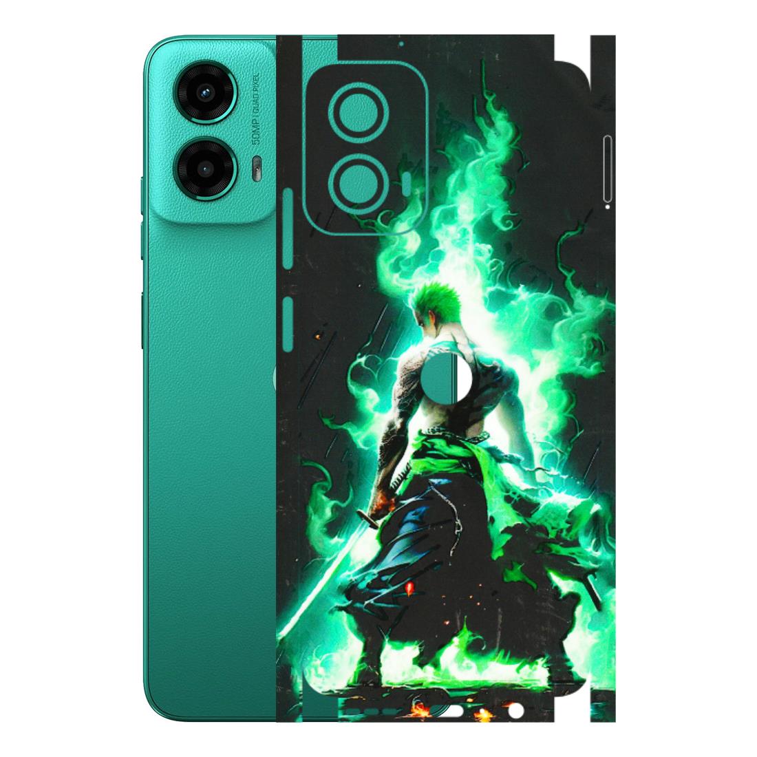 Motorola Phone Skins (All Models) - Zoro Sword - 3D Embossed Finish (L-241) Motorola Moto G45 (5G)
