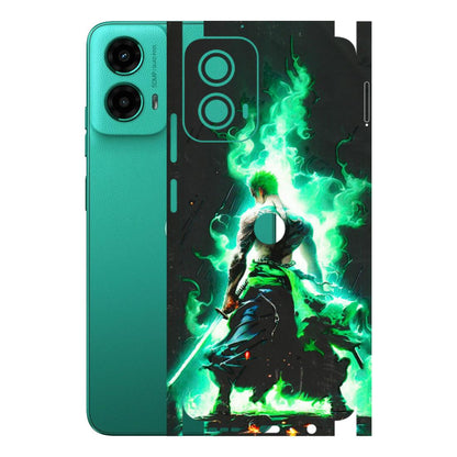 Motorola Phone Skins (All Models) - Zoro Sword - 3D Embossed Finish (L-241) Motorola Moto G45 (5G)