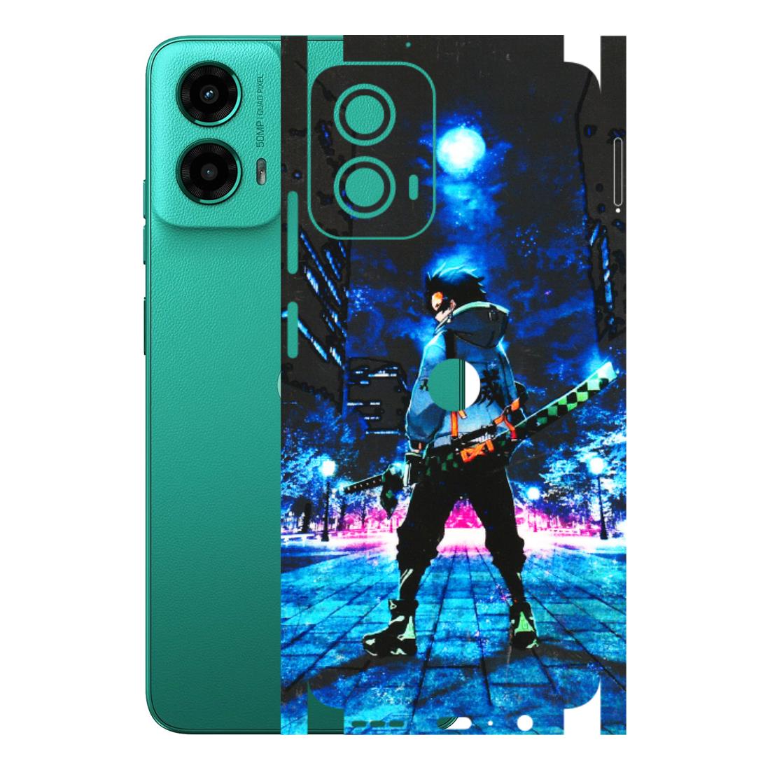 Motorola Phone Skins (All Models) - Demon Slayer Sword - 3D Embossed Finish (L-247) Motorola Moto G45 (5G)