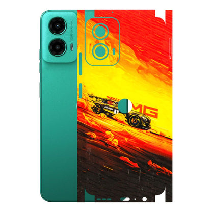 Motorola Phone Skins (All Models) - AMG Car Speed Cover - 3D Embossed Finish (L-256) Motorola Moto G45 (5G)