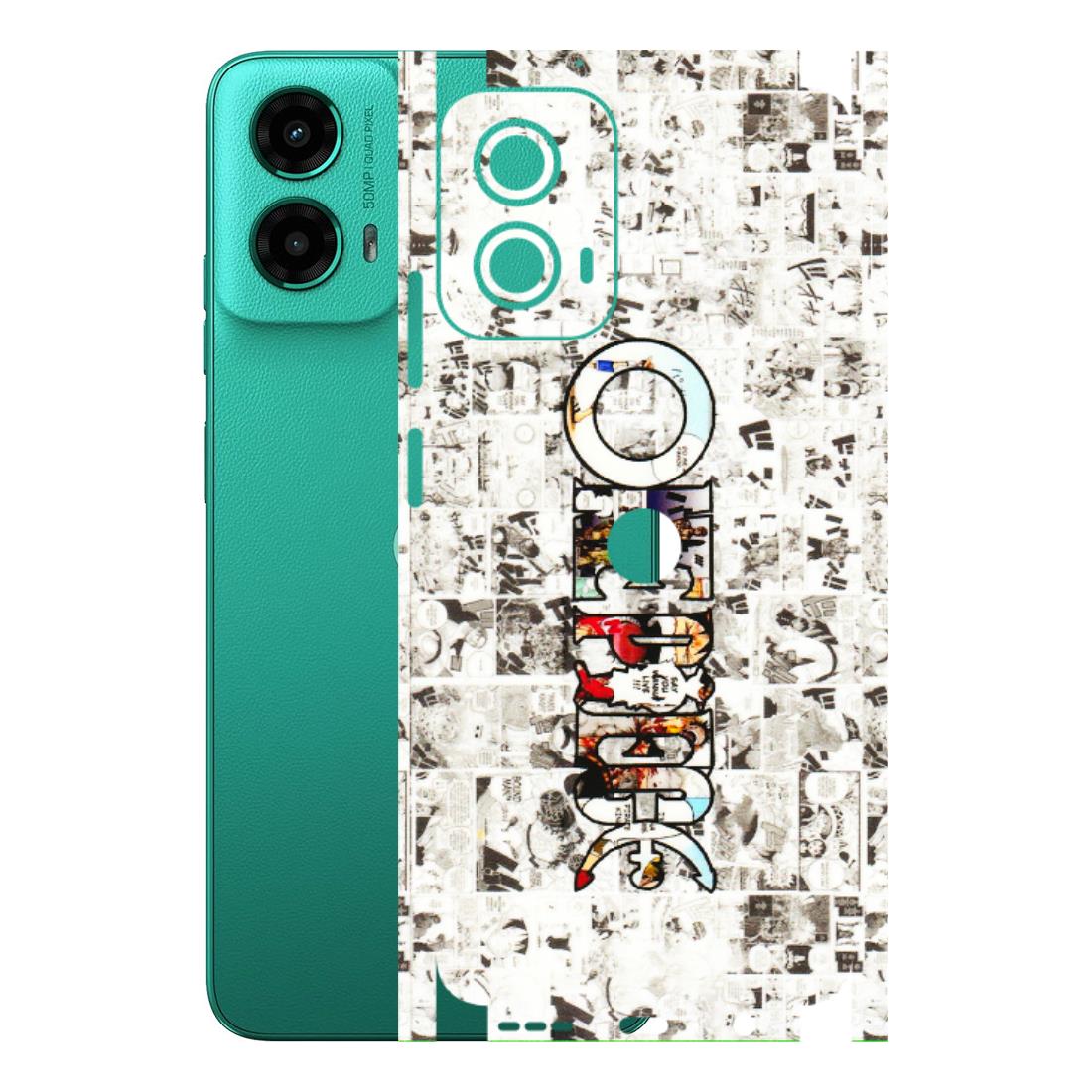 Motorola Phone Skins (All Models) - One Piece Manga - 3D Embossed Finish (L-26) Motorola Moto G45 (5G)
