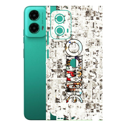 Motorola Phone Skins (All Models) - One Piece Manga - 3D Embossed Finish (L-26) Motorola Moto G45 (5G)