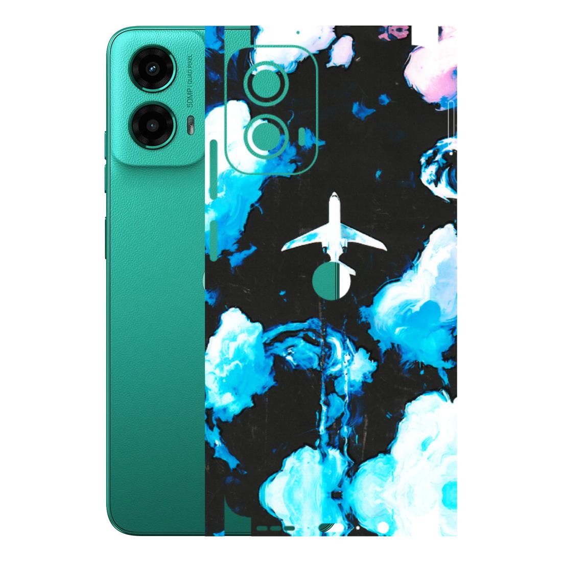Motorola Phone Skins (All Models) - Travel In Airline - 3D Embossed Finish (L-264) Motorola Moto G45 (5G)