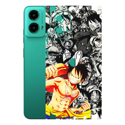 Motorola Phone Skins (All Models) - Anime Comics Games Doodles - 3D Embossed Finish (L-27) Motorola Moto G45 (5G)