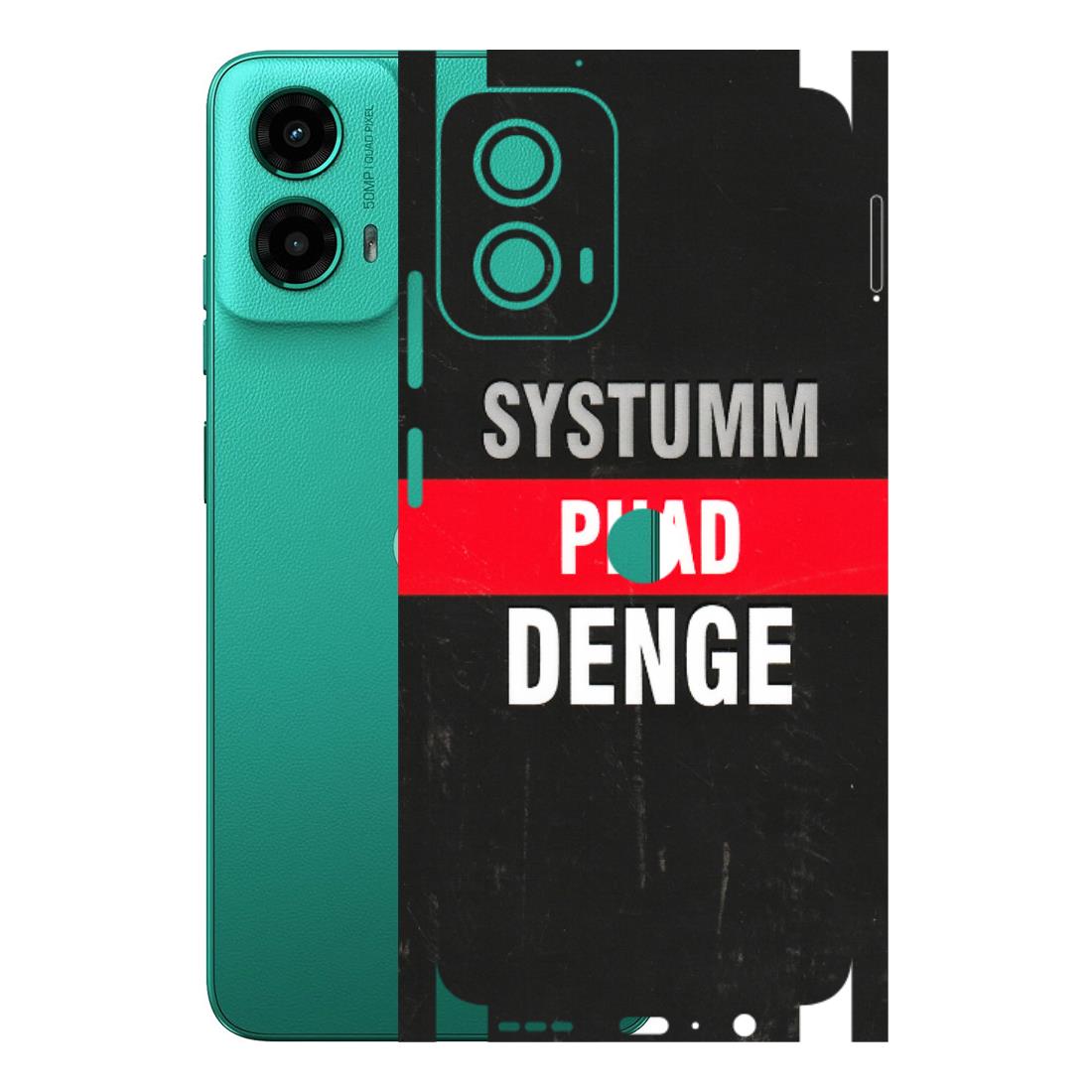 Motorola Phone Skins (All Models) - Systumm Phad Denge - 3D Embossed Finish (L-278) Motorola Moto G45 (5G)