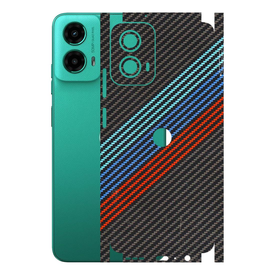 Motorola Phone Skins (All Models) - Carbon BM - 3D Embossed Finish (L-302) Motorola Moto G45 (5G)