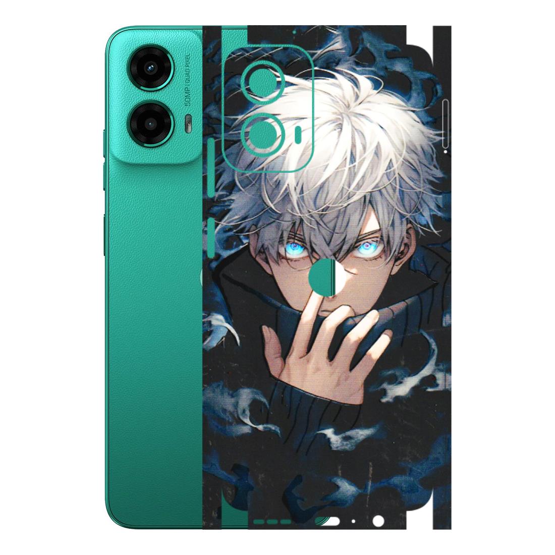 Motorola Phone Skins (All Models) - New Jujutsu Kaisen Anime - 3D Embossed Finish (L-313) Motorola Moto G45 (5G)