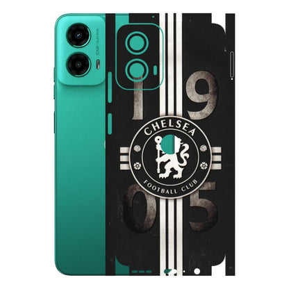 Motorola Phone Skins (All Models) - Chelsea Fan Club - 3D Embossed Finish (L-36) Motorola Moto G45 (5G)