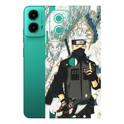 Motorola Phone Skins (All Models) - Kakashi Hatake Naruto Anime - 3D Embossed Finish (L-46) Motorola Moto G45 (5G)