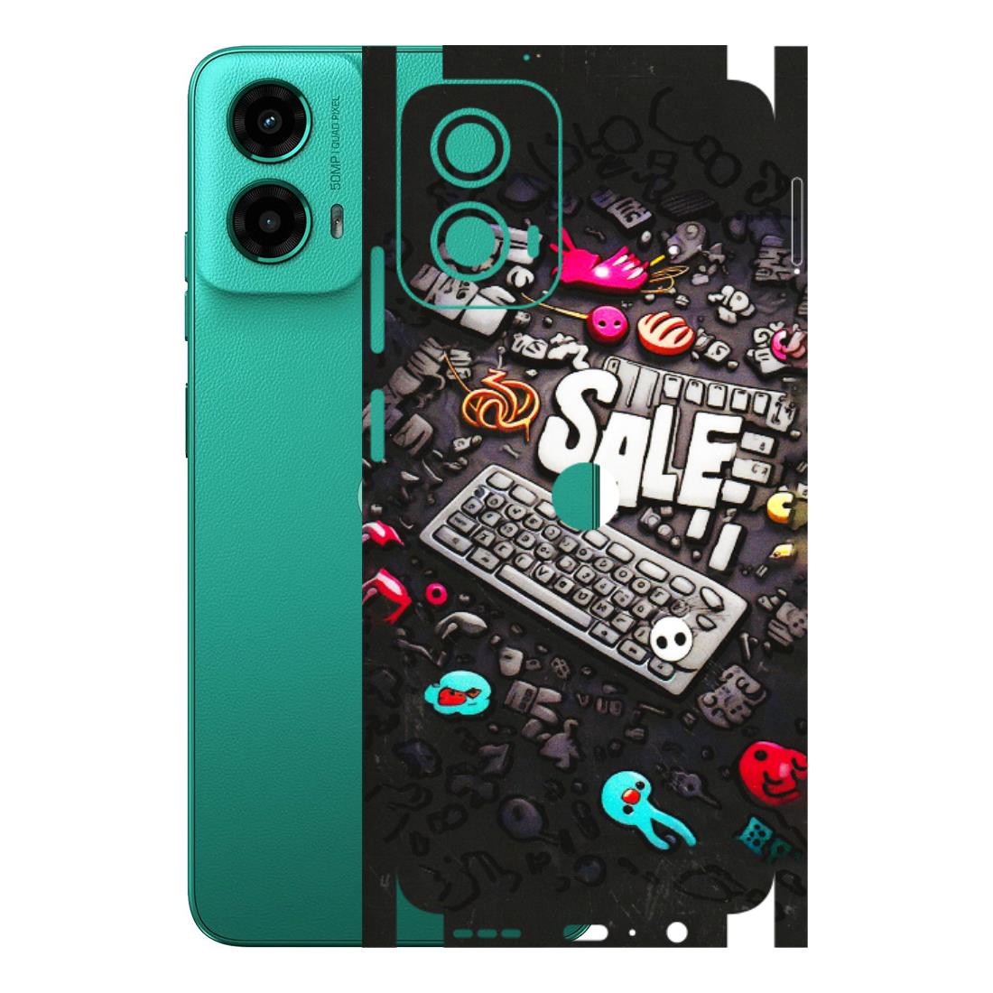 Motorola Phone Skins (All Models) - Gadgets Sale - 3D Embossed Finish (L-50) Motorola Moto G45 (5G)